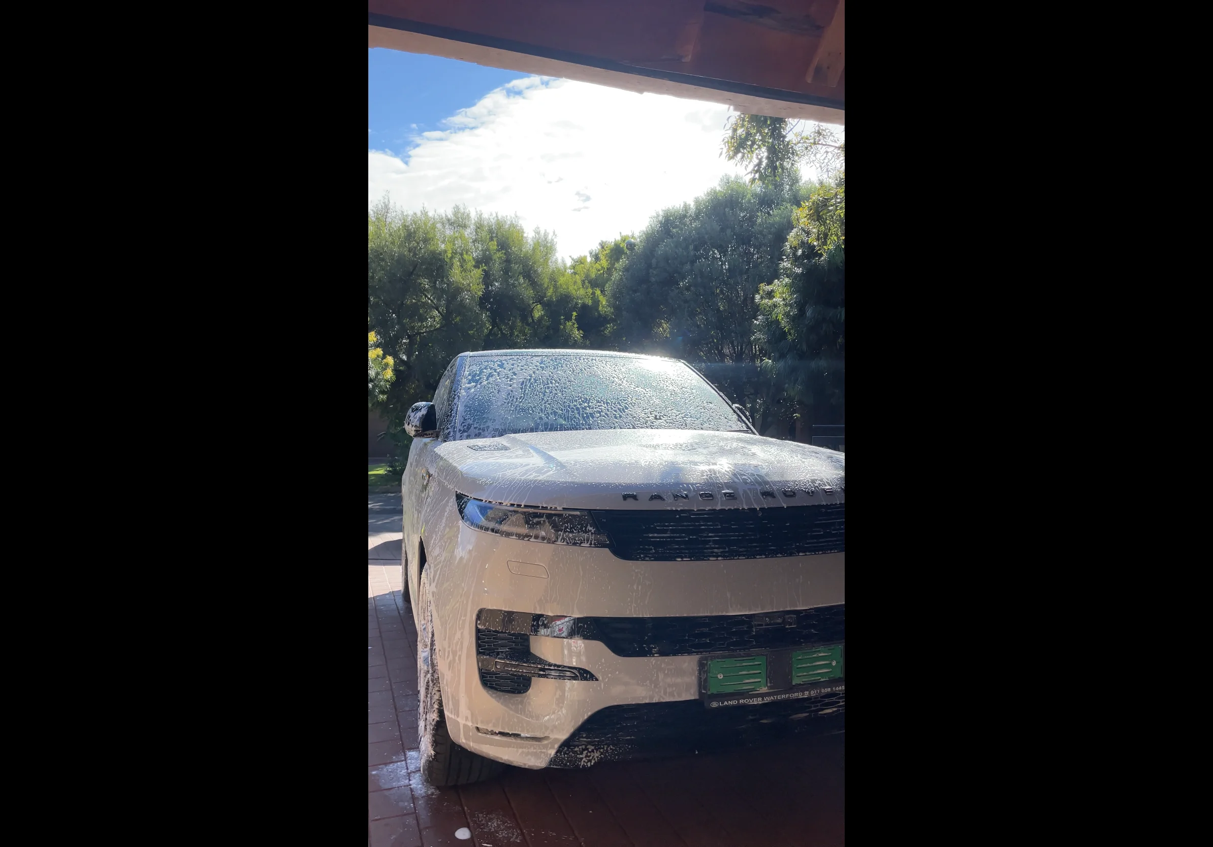 Range Rover Sport snow foam pre-wash — mobile detailing Midrand Sandton Johannesburg